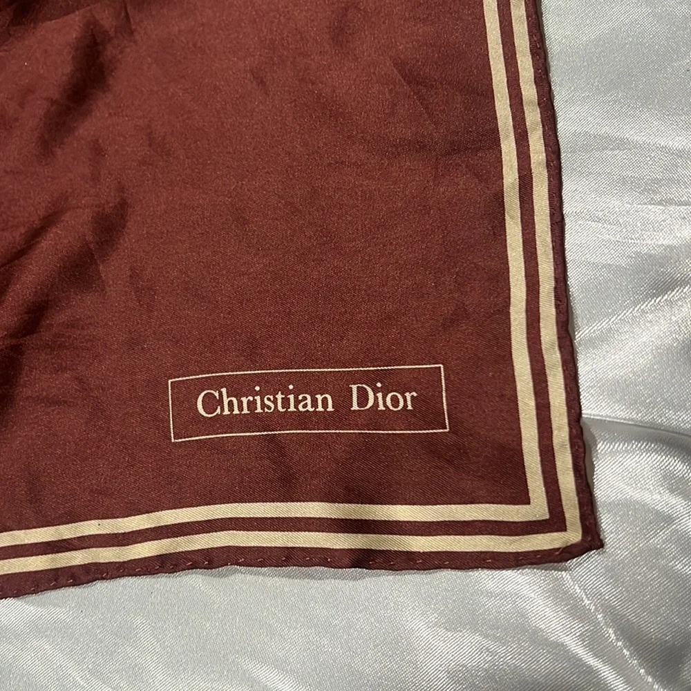 Vintage Christian Dior Square Scarf